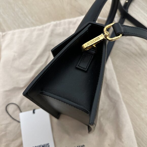JACQUEMUS Black 'Le Chiquito Moyen' Top Handle Bag - Picture 4 of 7